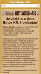 Mobile Screenshot of holz-butor.hu